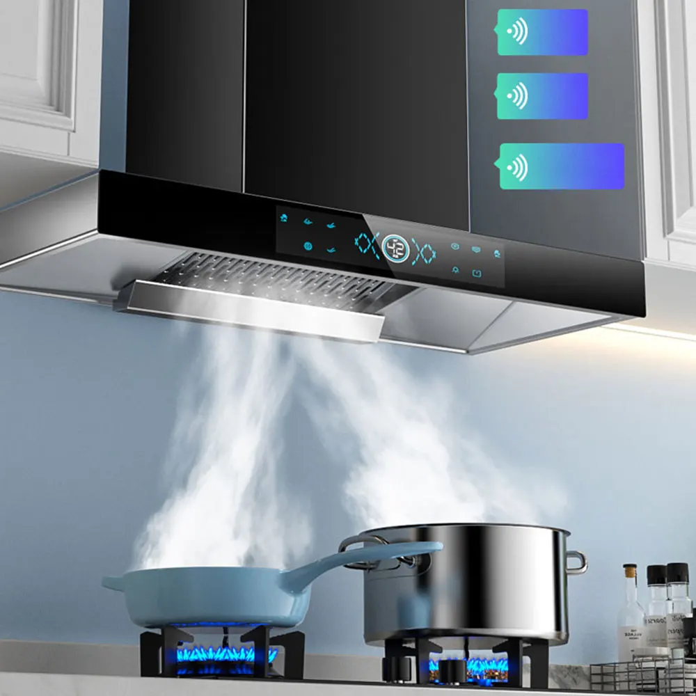 90ซม.ด้านบน-ดูดดูดขนาดใหญ่ช่วง Hood ครัวสไตล์ยุโรปขนาดเล็ก T-Type Off-แถวช่วง Hood CXW-268-T668