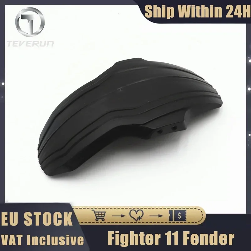 Original Fender for Teverun Fighter 11/11+ Fightersupreme Electric Scooter Front Rear Fender with Bracket Mudguard Parts