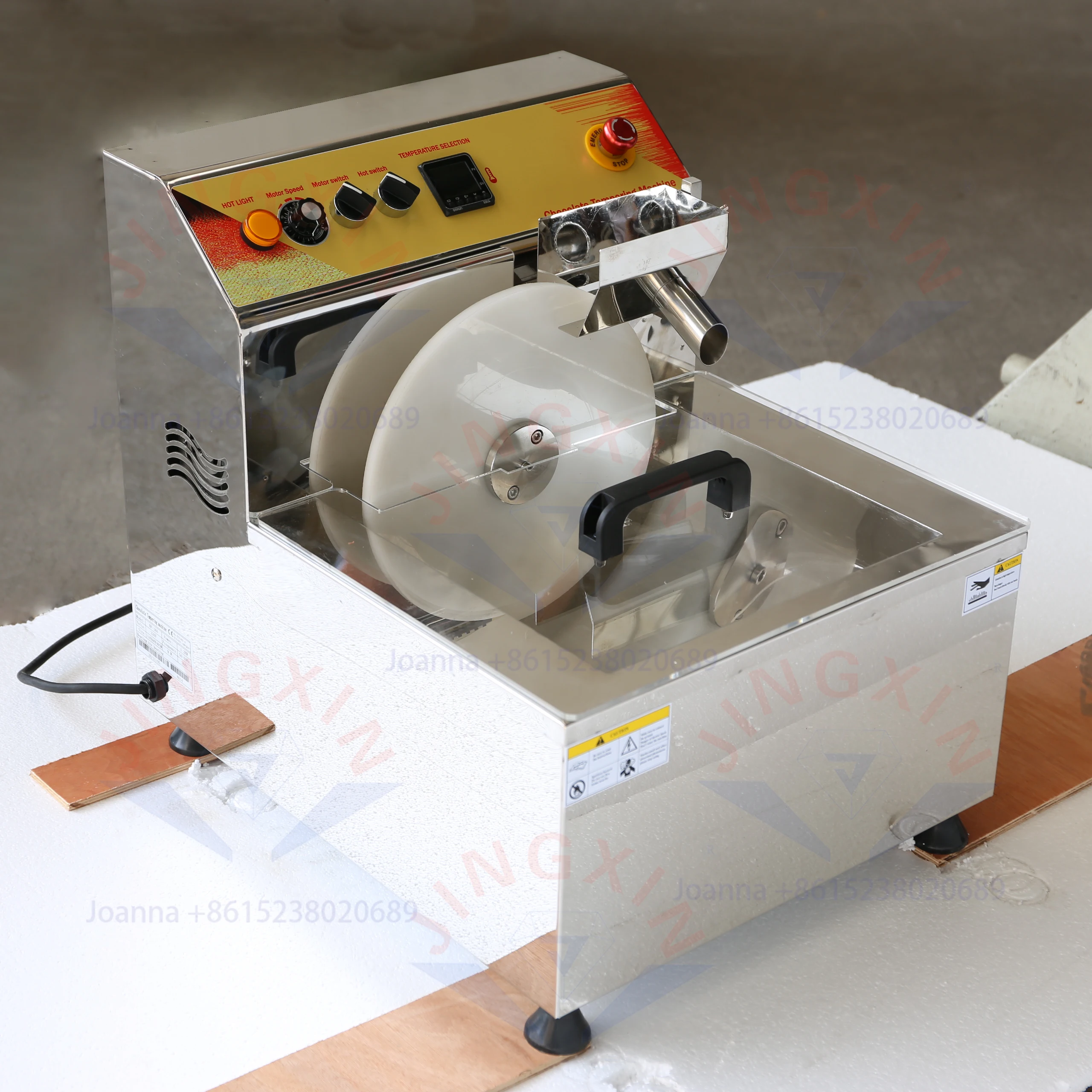 Automatic Chocolate Tempering Machine Commercial Melting Furnace Bar Chocolate Mixer