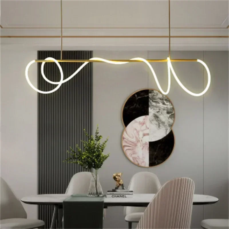 Modern Simple Note Chandelier Pendant Light Living Room Cafe Light Fixtures Decoration Nordic Designer Luxury Restaurant LED