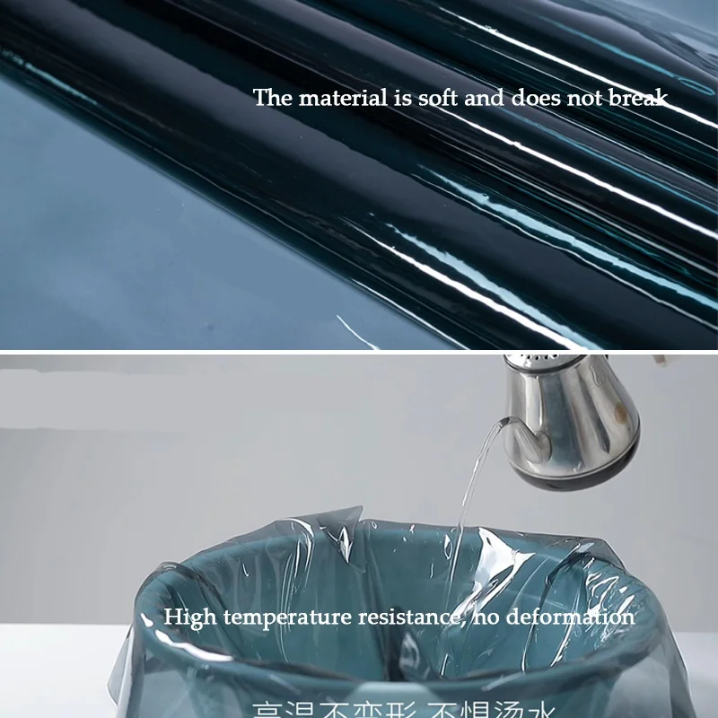 رشاقته 0.32 مللي متر أسود شفاف بولي كلوريد الفينيل القماش المشمع غير نافذ للمطر القماش في الهواء الطلق العريشة Sunproof قماش نافذة الخصوصية غير نافذ للمطر القماش #6