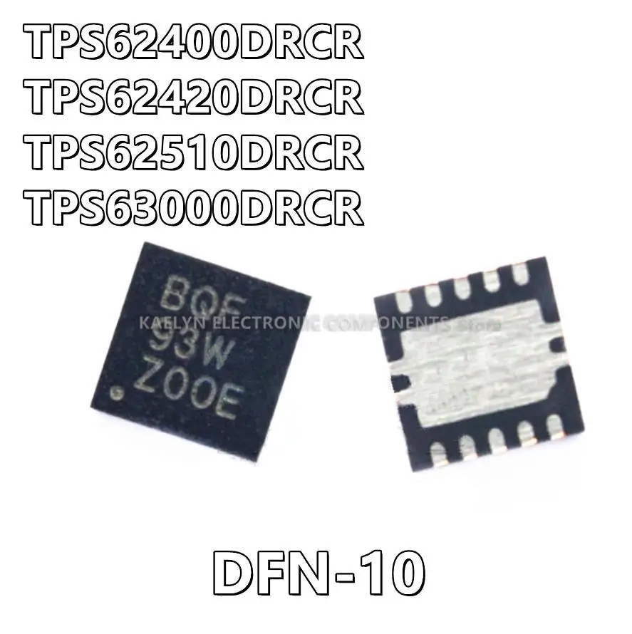 10 قطعة/الوحدة TPS62400DRCR BQE TPS62400 TPS62420DRCR BQF TPS62420 TPS62510DRCR BQA TPS62510 TPS63000DRCR BPT TPS63000 DFN-10