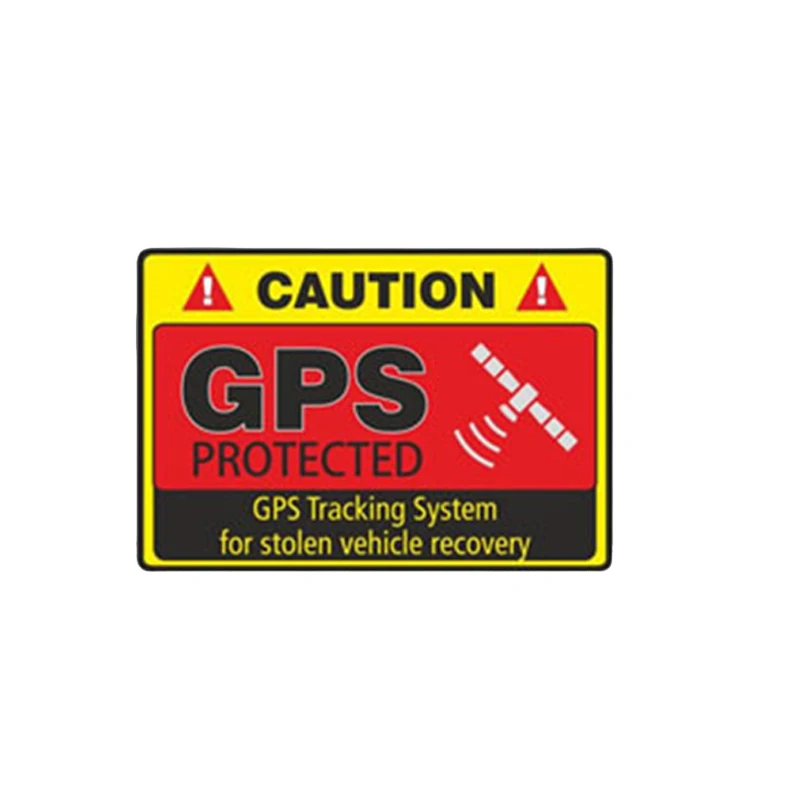 4Pcs/Set CAUTION GPS PROTECTED Alarm Sticker Reflective Bicycle Warning Stickers PVC Alarm Decal for Bicycle Motorcycle Auto RV