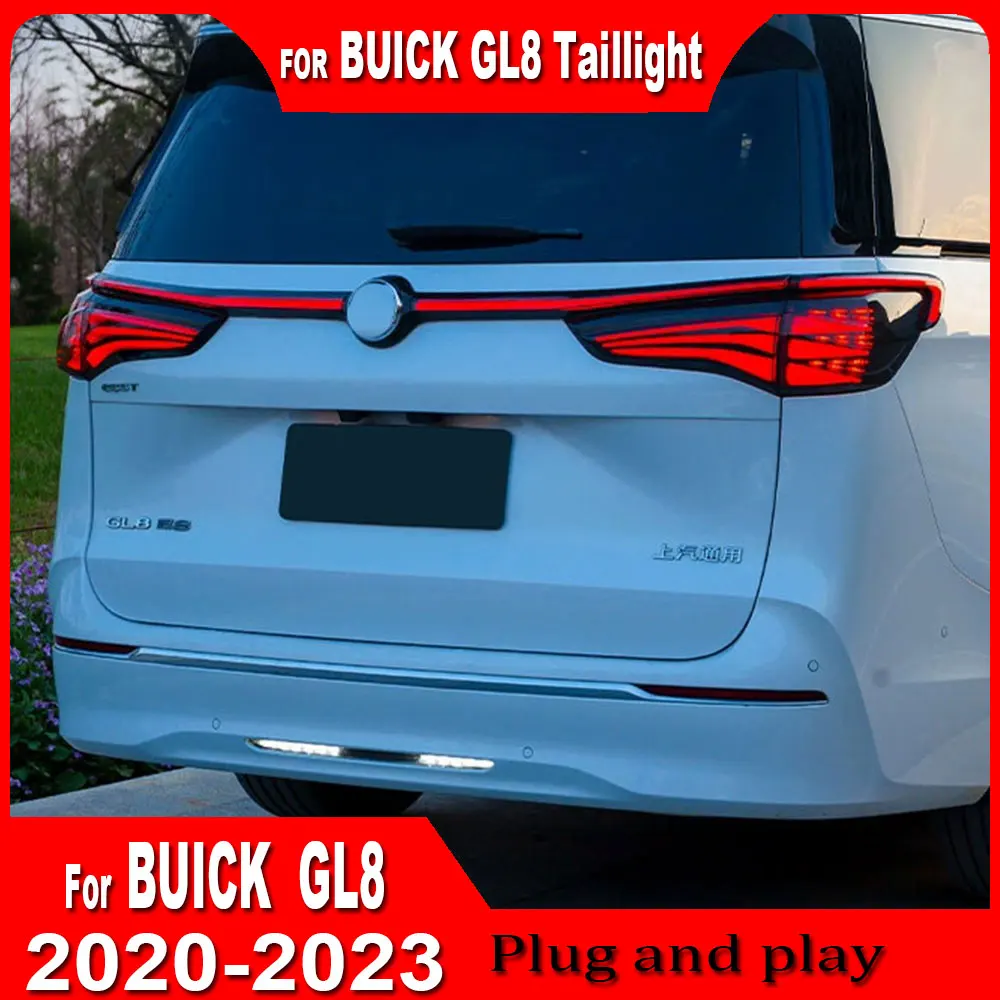 

Car Tailligts for Buick GL8 ES 2020-2023 Driving Light Brake Light Sequential Turn Signal LED Reverse Light Fog Light Assembly