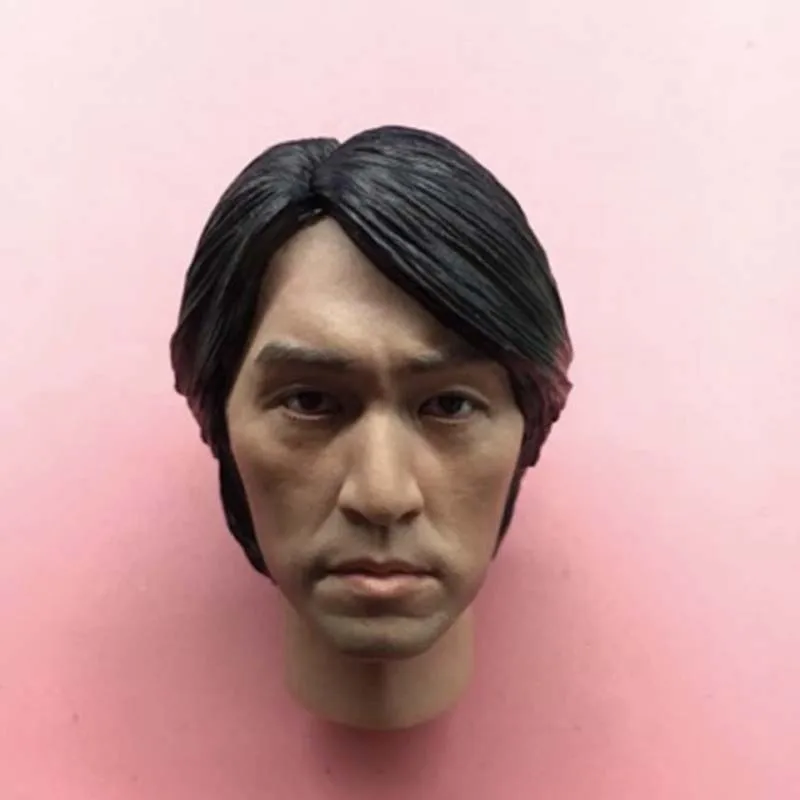 Mnotht 1:6 Scale King of Comedy Stephen Chow Head Sculpt Model Asian Famous Star Head Carving Model Hobbies Collections m3