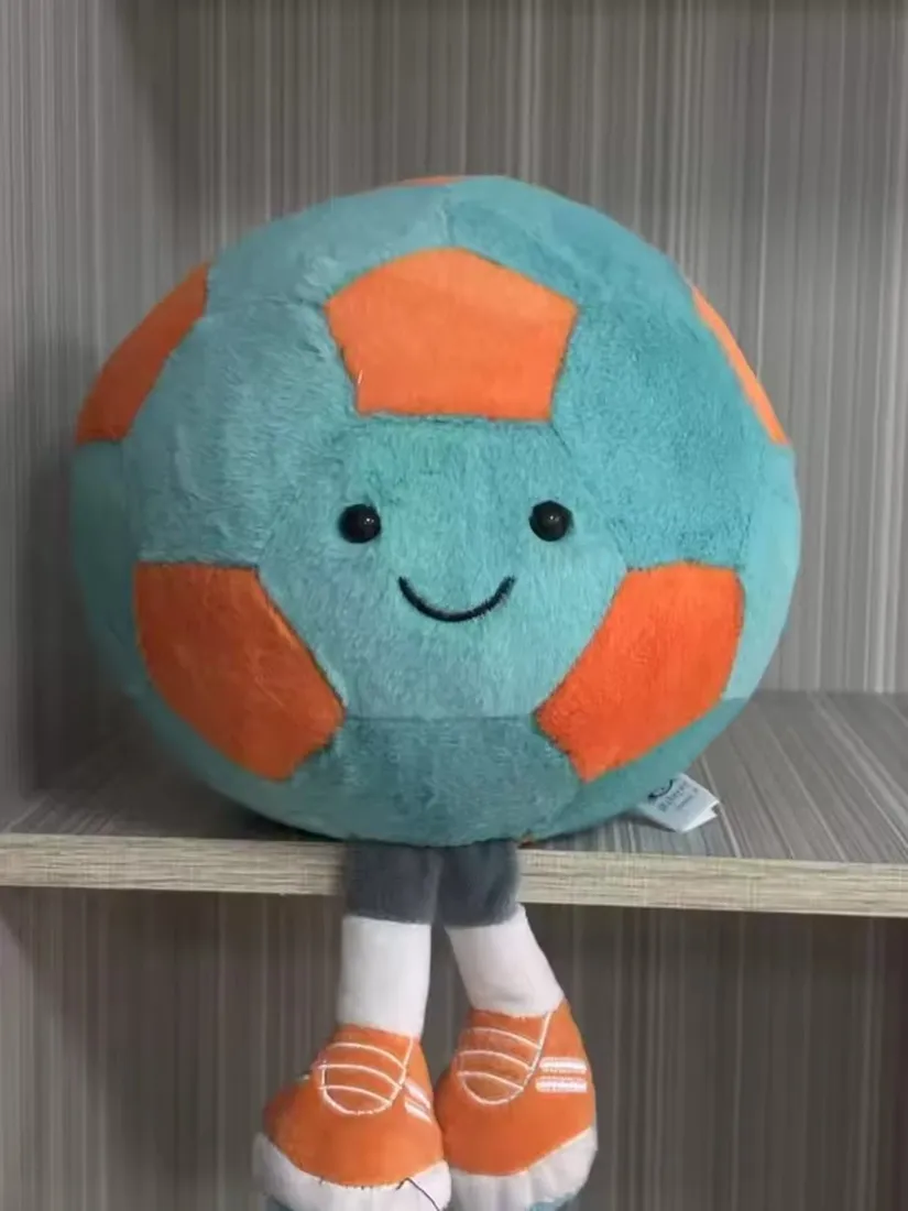 25cm jc Simulation Soccer Basketball Doll Plush Toy Handmade Doll Cartoon Anime Cute Pillow Cushion Home Decoration Children image 3