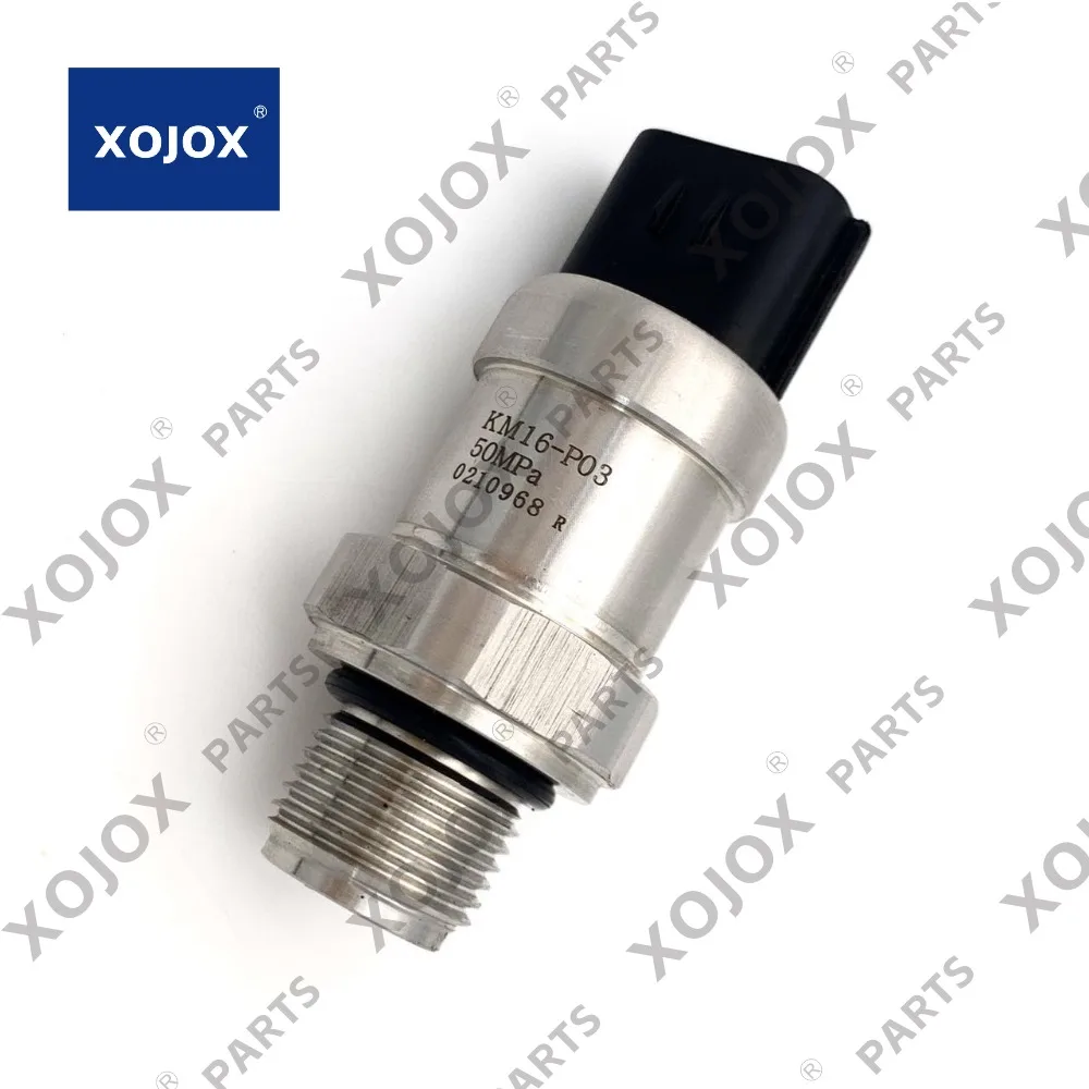 XOJOX KM16-P03 50 МПа 50 МПа переключатель датчика высокого давления для запасных частей для экскаватора Sumitomo SH200 SH210 SH240 SH250 SH300 A1 A2 A