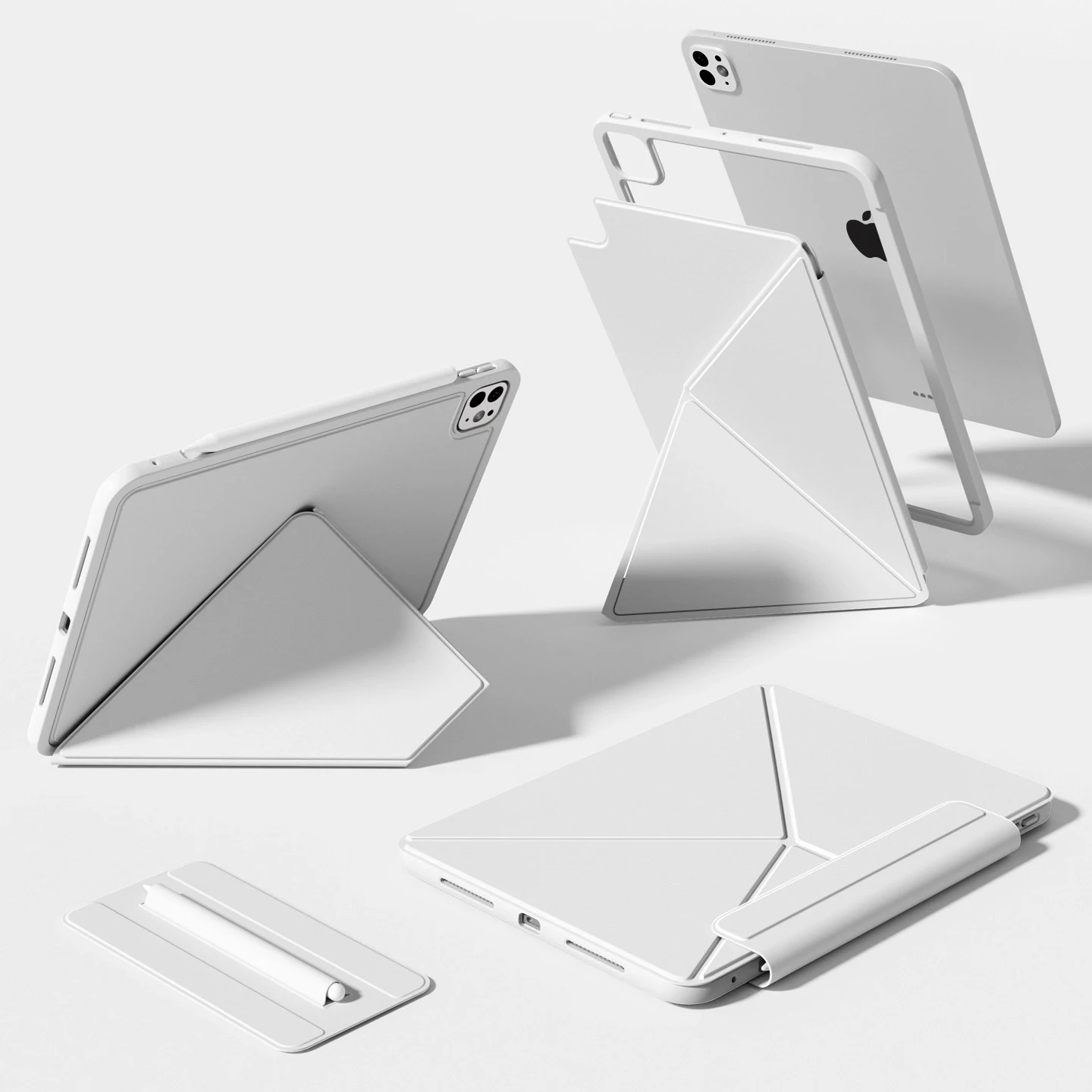 Magnetic Folio Case For iPad Pro 13 11 Case 2025 M5 M4 Funda Case For iPad Air 13 11 Cover 11th/10 Gen Cover Mini A17 6 Pro 12.9