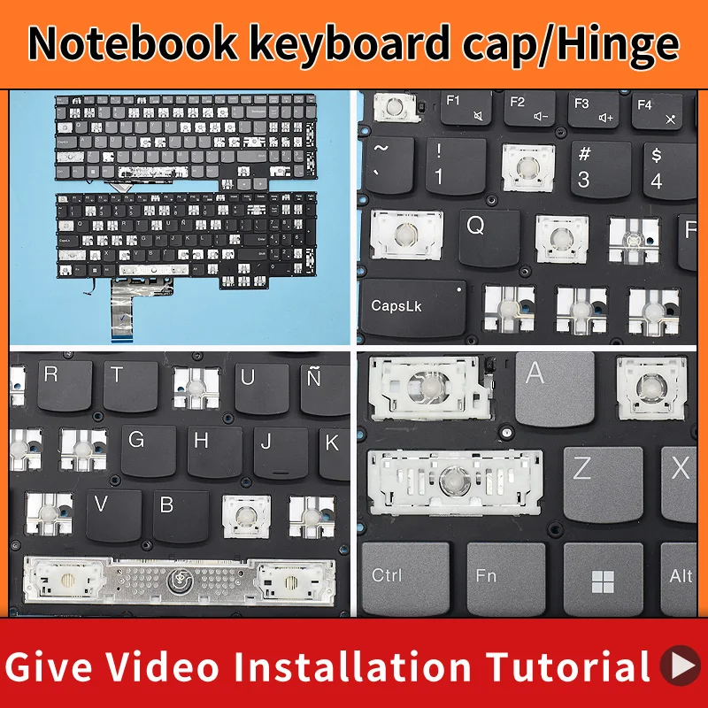

Replacement Original Key Cap Hinge For Lenovo Legion Slim 5 16APH8 82Y9 16IRH8 82YA NSK-6AB1BC SN3117B01 Laptop Keyboard KeyCap
