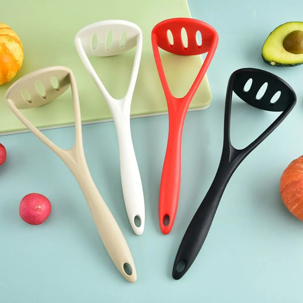 Food Grade Silicone Potato Masher Non-scratch Manual Avocado Smasher Even Mesh Holes Comfortable grip Fruit Ricer Kitchen Use