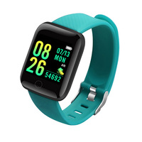 116plus Color Screen Smart Bracelet, Blood Pressure, Heart Rate, Health, Exercise, Step Information Reminder, Student Watch