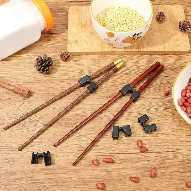 5-15PCS Reusable Chopsticks Trainers Non-Slippery Reusable and Replaceable Asian Helper for Adults Beginner Each Age Learner