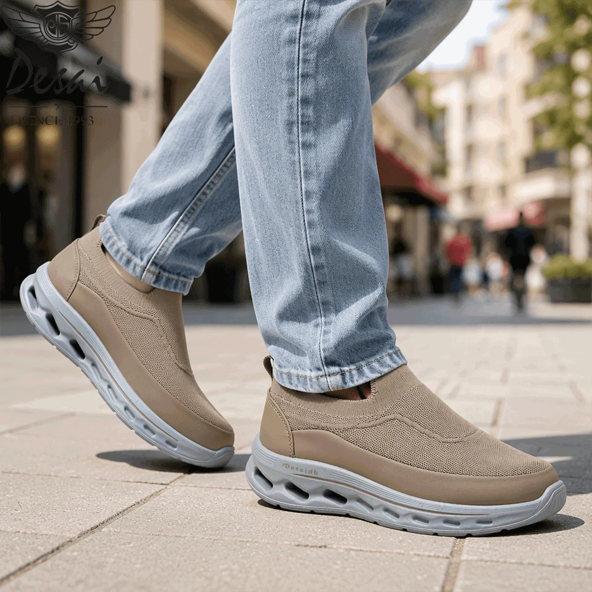 Desai Men's Sneakers And Casua - огляд і ціна Breathable Mesh Athletic Shoes