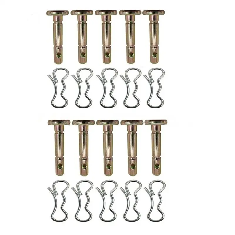 ABXF-10 Pcs 738-04124A Shear Pins & 10 Pcs 714-04040 Cotter Pins Kit, For MTD Craftsman Cub Cadet Troy Bilt Snow Blowers