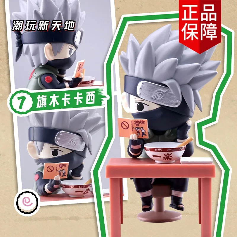 

Wandai Naruto Breeze Lamian Noodles Тема слепая коробка Q украшение стола Коллекционная игрушка в подарок для мужчин с Саске