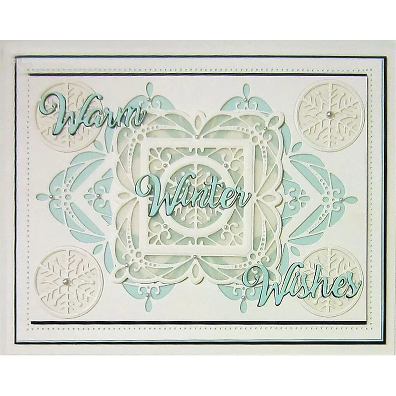 قوالب قطع معدنية لسكرابوكينغ ذاتية الصنع ، رغبات ، مرح ، كلمات مشرقة ، ورق ، بطاقة ، ألبوم ، مشغولات زينة ، عيد الميلاد ، الشتاء