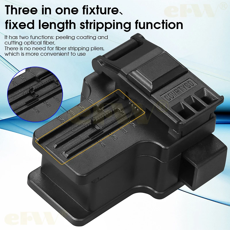 AUA-X01 Automatic tool return Fiber Cleaver Three-in-one clamp Fiber Optical Cleaver Tool ABS Material Mini Cleaver