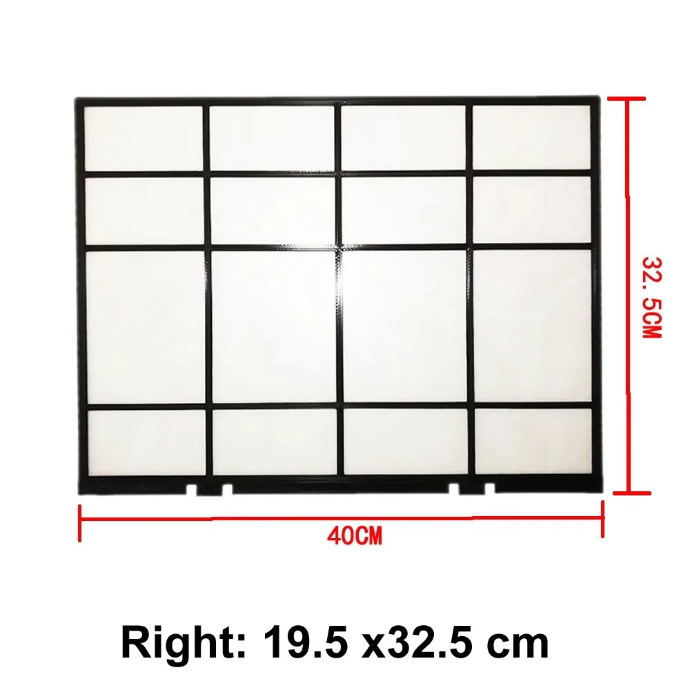 OEM Customized Air Conditioner filter For T0O0SHIBA  Left19.5x32.5cm / Right 40x32.5CM Old machine custom Home Appliance Parts