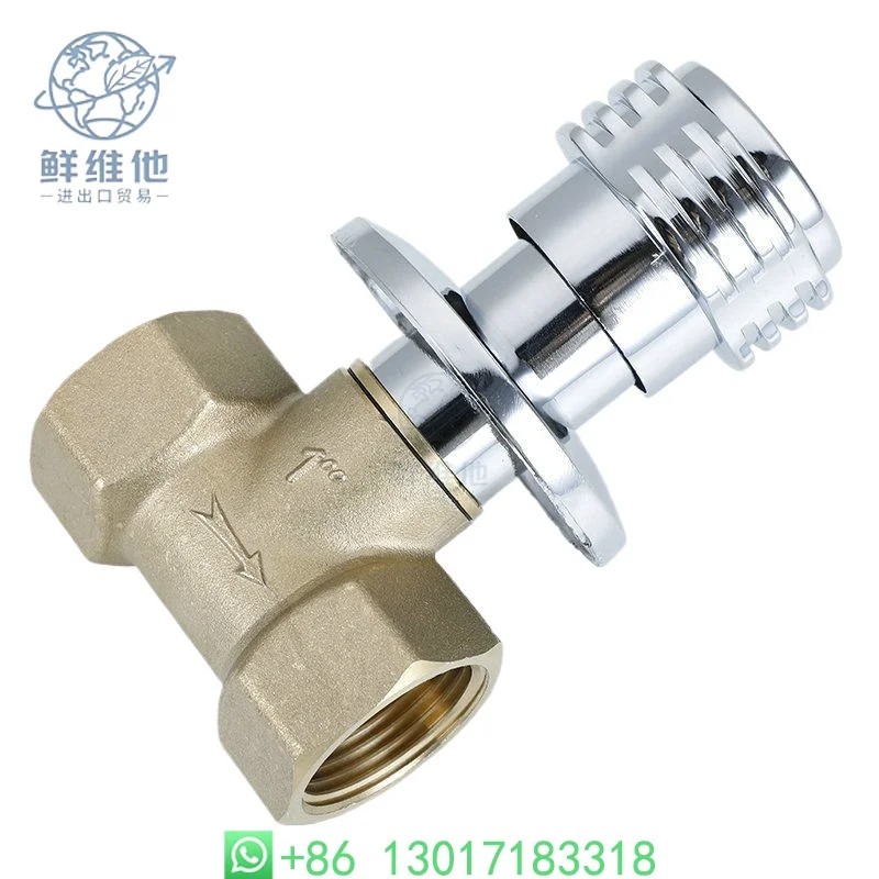 

All-copper Hidden Valve 4-6 Points Concealed Bathhouse Shower Valve Quick-opening Solar Water Supply Wall Maintenance
