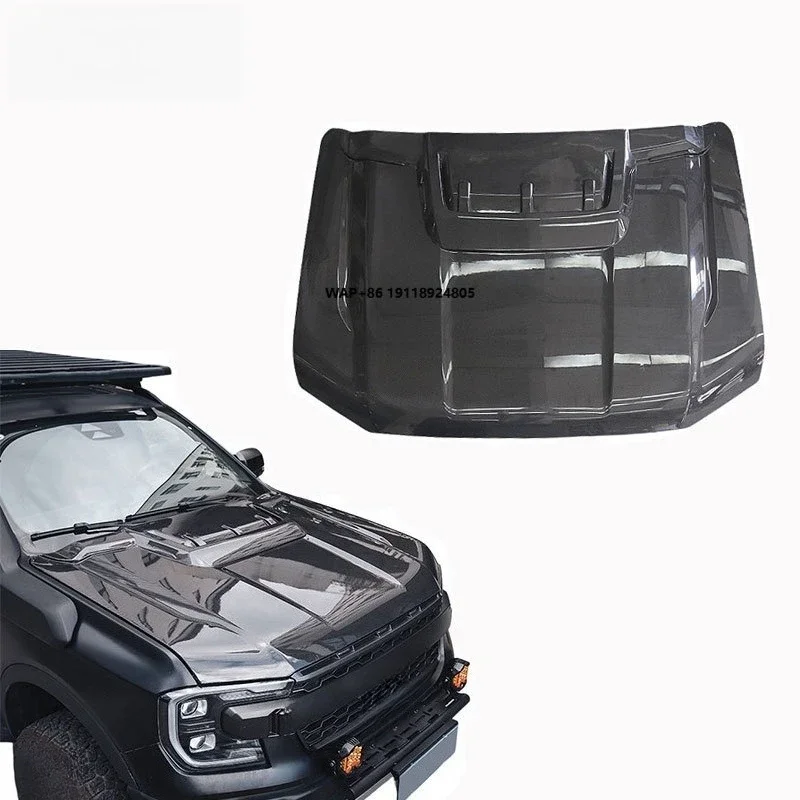 

For Ranger Raptor 2023-2025 Modified Carbon Fiber Engine Cover Bonnet Hood Body Kit Car Accessories