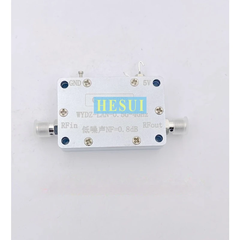 

LNA 0.5-4GHz gain 60dB low noise 0.8dB GPS Beidou GLNSS amplifier