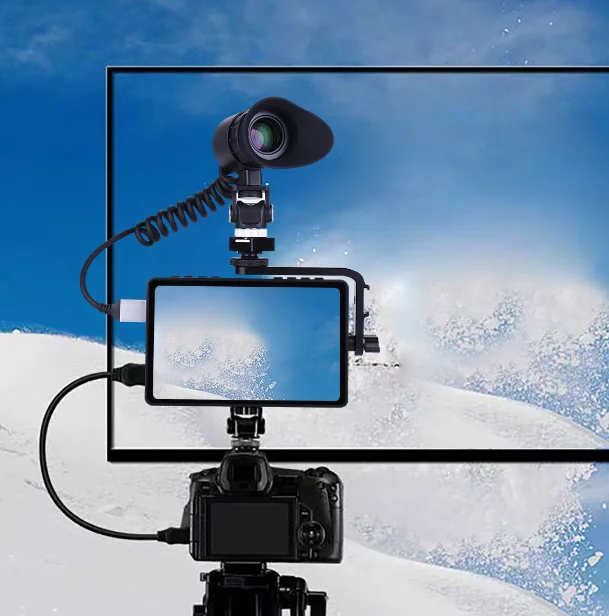 

HD HDMI Viewfinder External Large Screen for WB SLR Camera FX30 - High Definition Camera Viewfinder