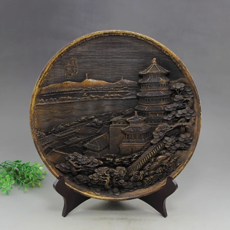 

Орнамент в ретро-стиле, оптовая продажа, антикварные нефритовые поделки, имитация снежинки, искусственные летние дворцовые благовония, павильон, Бесплатная полка