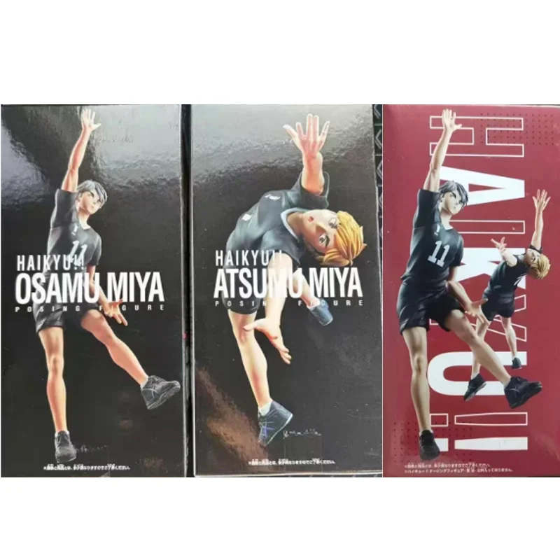 

In Stock Genuine Bandai Namco Banpresto Haikyu Miya Atsumu Miya Osamu Posing Figure Pvc Anime Model Collector Ornament Toy Gift