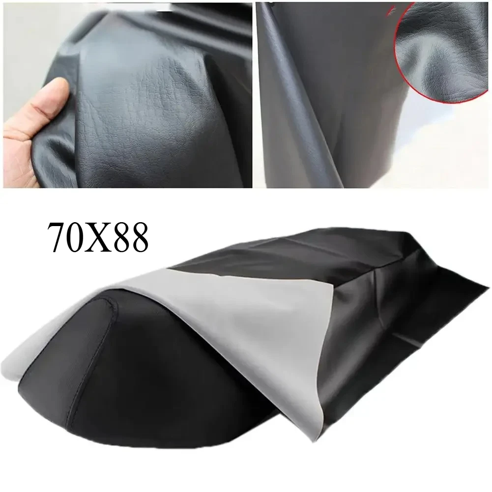 

Rainproof Motorcycle Seat Cover Premium PU Leather Breathable LongDistance Riding Comfort Size 70x88cm AllSeason