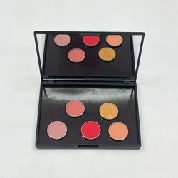 1PCEmpty Magnetic Plastic Cosmetic Makeup Palette With Mirror for Eyeshadow Lipstick Blush Powder