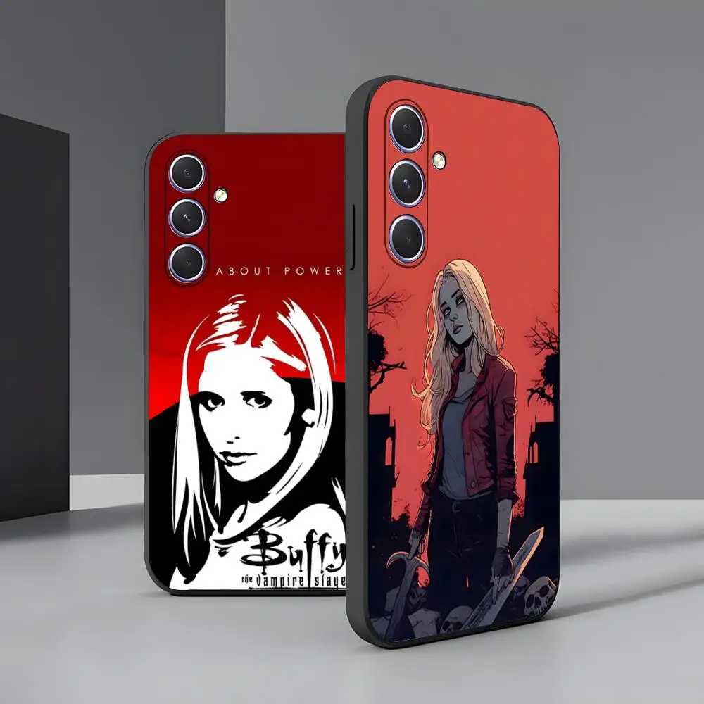 The Vampire Slayer Buffy Phone Case For Samsung A57 A37 A17 A56 A36 A26 A16 A25 A35 A55 A34 A24 A54 Black Soft Shell