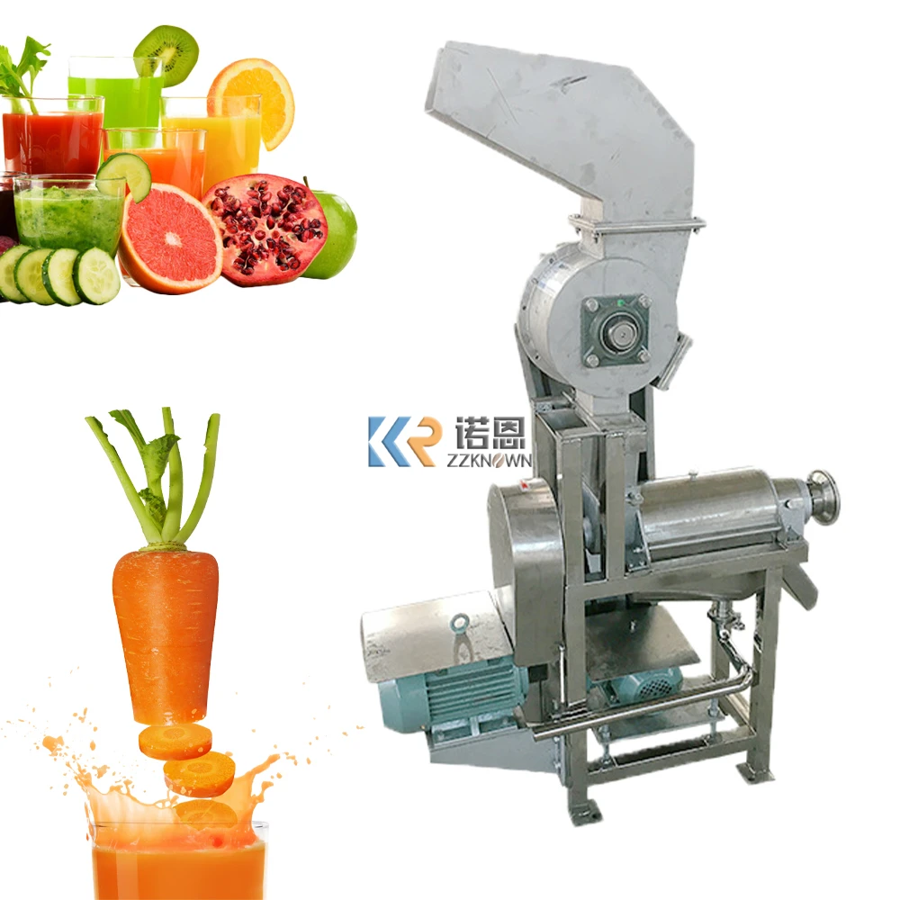 Hydraulic Cold Press Juicer 1.5T/H Pineapple Crushing Extractor Machine Vegetable Passion Fruit Juice Making Extracting Machines