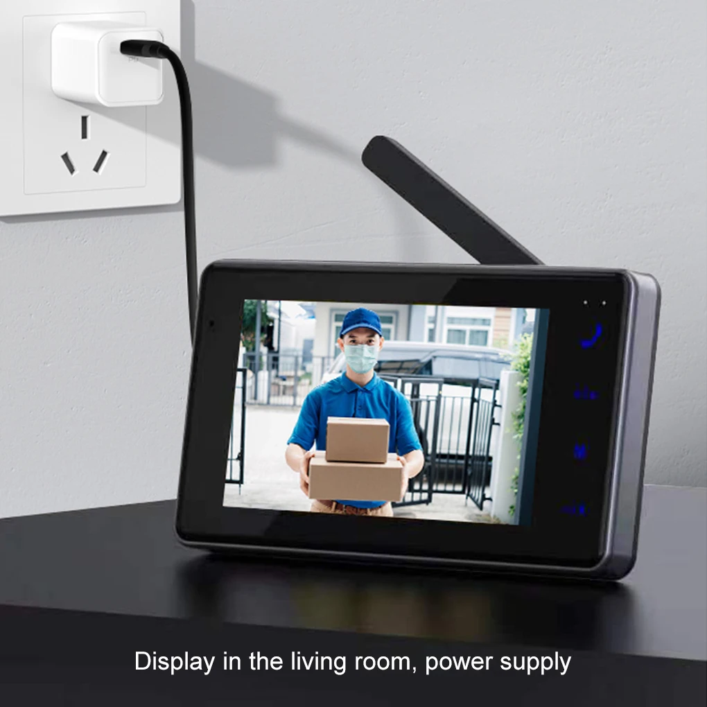 Wireless No Subscription Doorbell Camera HD Video Two-Way Intercom Easy Installation