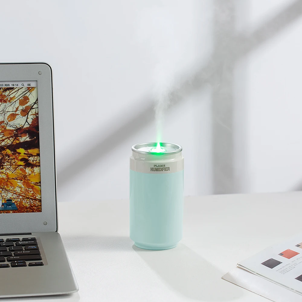 سيارة المرطب اللاسلكية المحمولة الروائح الناشر زيت طبيعي ضوء ملون كتم الصوت