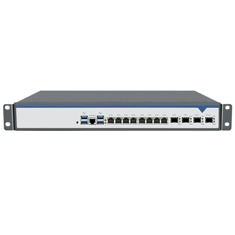 1U Rack Firewall Appliance LGA1700 Core i9 14900 i7 14700 i5 14400 Intel i226 8x2.5GE With 4x10G SFP Compatible pfSense OPNsense