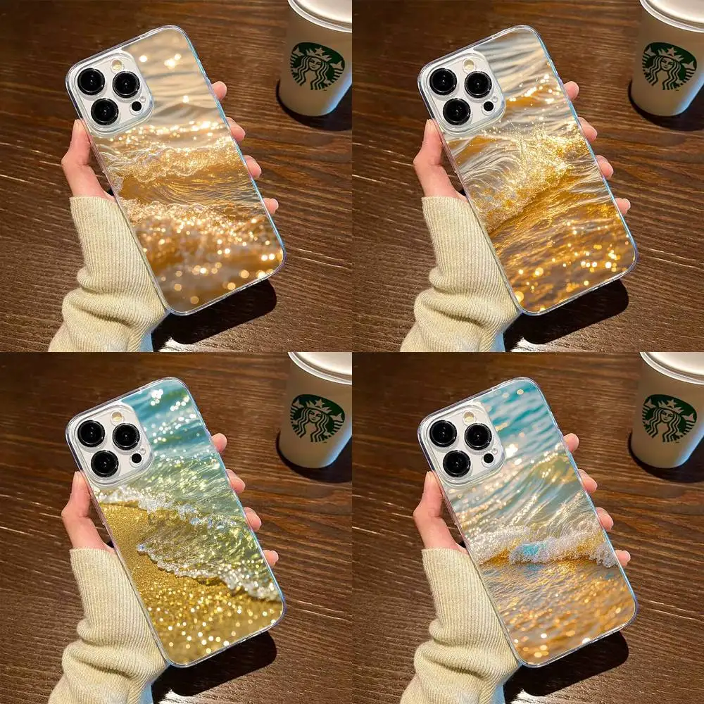 

Golden hour aesthetic Phone Case For iPhone17,16,15,14,13,12,11 Plus,Pro Max Soft Transparent Cover