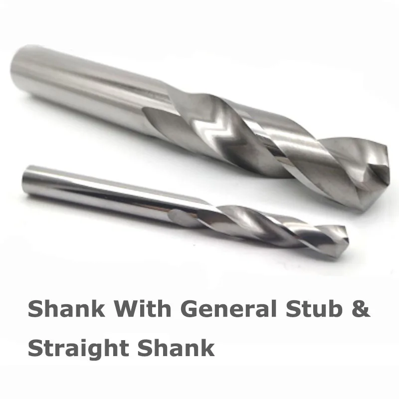 YZH Carbide Twist Drill 1.05-8.05mm Diameter Decimal point HRC50/55 Tungsten Steel Handle For Metal CNC Lathe Machining