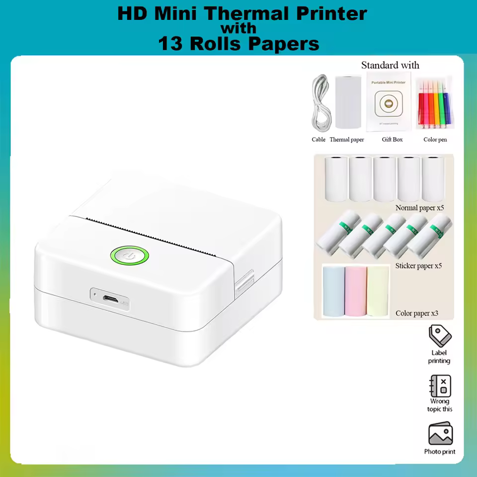 X6 Mini Pocket Sticker Printer