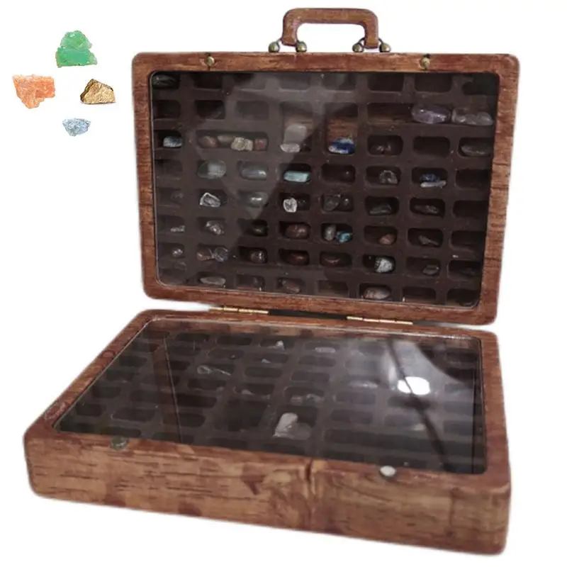 Rock Collection Box For Kids Rock & Mineral Collection Activity Kit Bulk Rocks Gemstones & Crystals Genuine Fossils And Minerals