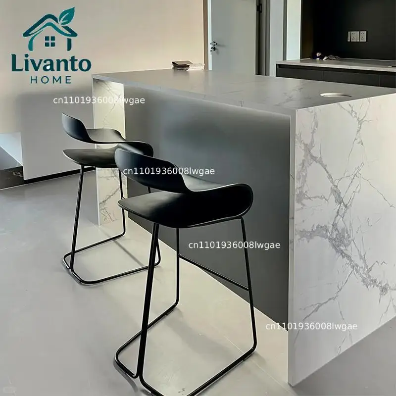 

Retro Design Bar Chair Reception Comfortable Party Relaxing Modern High Chairs Minimalist Adults Taburetes De Bar Furniture