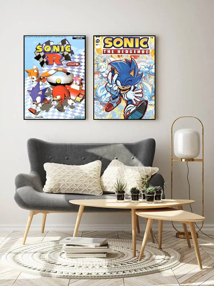 Anime game S-SonicS Poster Art Print Anime Style Home Decor Ideaal cadeau Perfecte kamerdecoratie