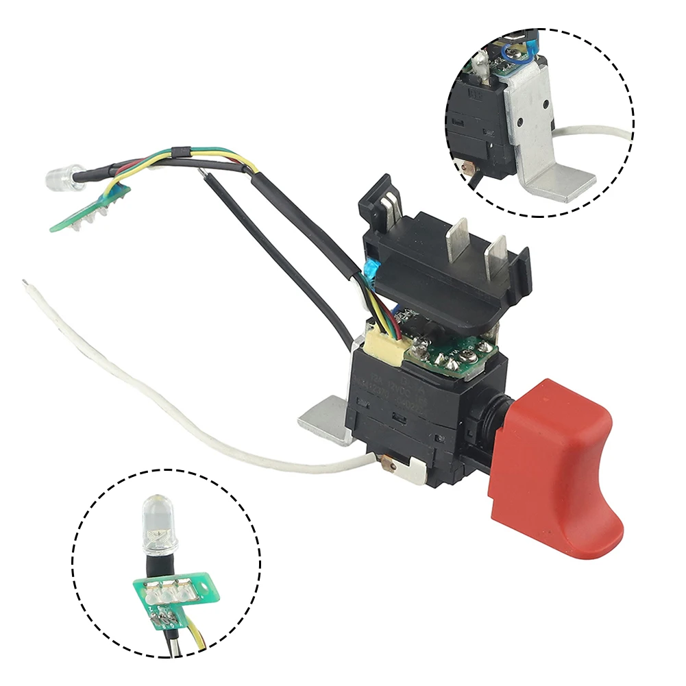 

7.2-24V/16A Cordless Drill Trigger Switch BS10.8V Switch For BS 10.8V 12V Hand Drill Electric Tools Power Tool Accessories