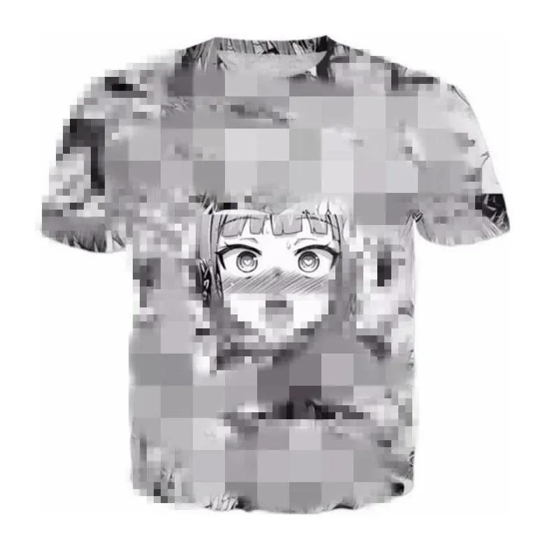 aa 2025 جديد 2025 زي الرسوم المتحركة ثلاثية الأبعاد Ahegao هوديي الرجال النساء خجولة فتاة الوجه البلوز اليابان أنيمي مثير Stree hdn97 ، N