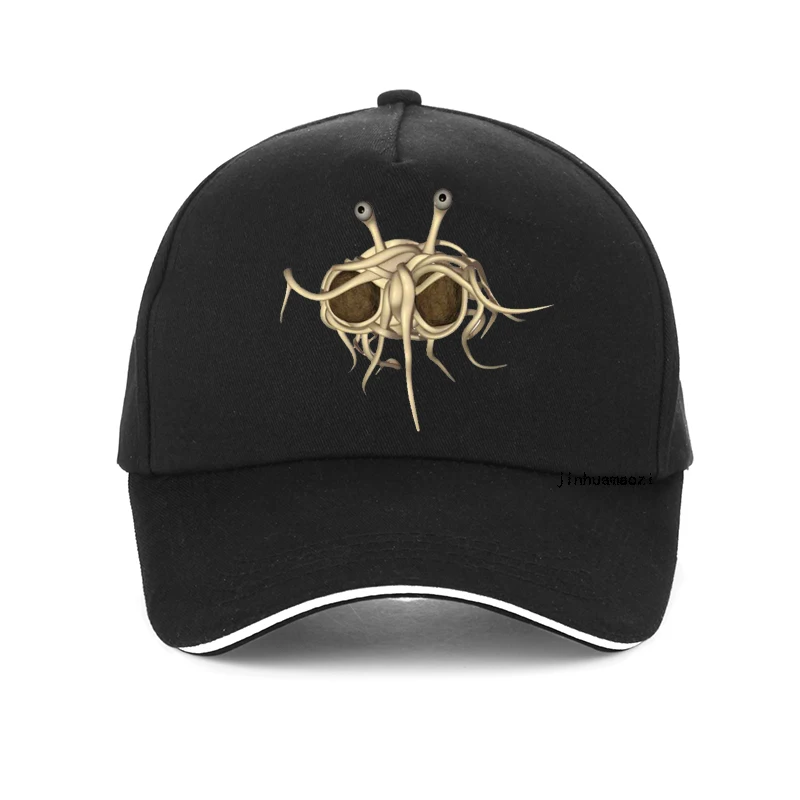 

Flying Spaghetti Monsterism Monster With Colander Men hat Funny Monster Pastafarian Baseball Cap Fsm Religion Church hats