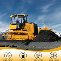 1/12 D3 Metal RC Hydraulic Bulldozer RTR Radio Control Dozer Trucks RC Car Toys  Light and Sound Finished Machine Vehicle Model
