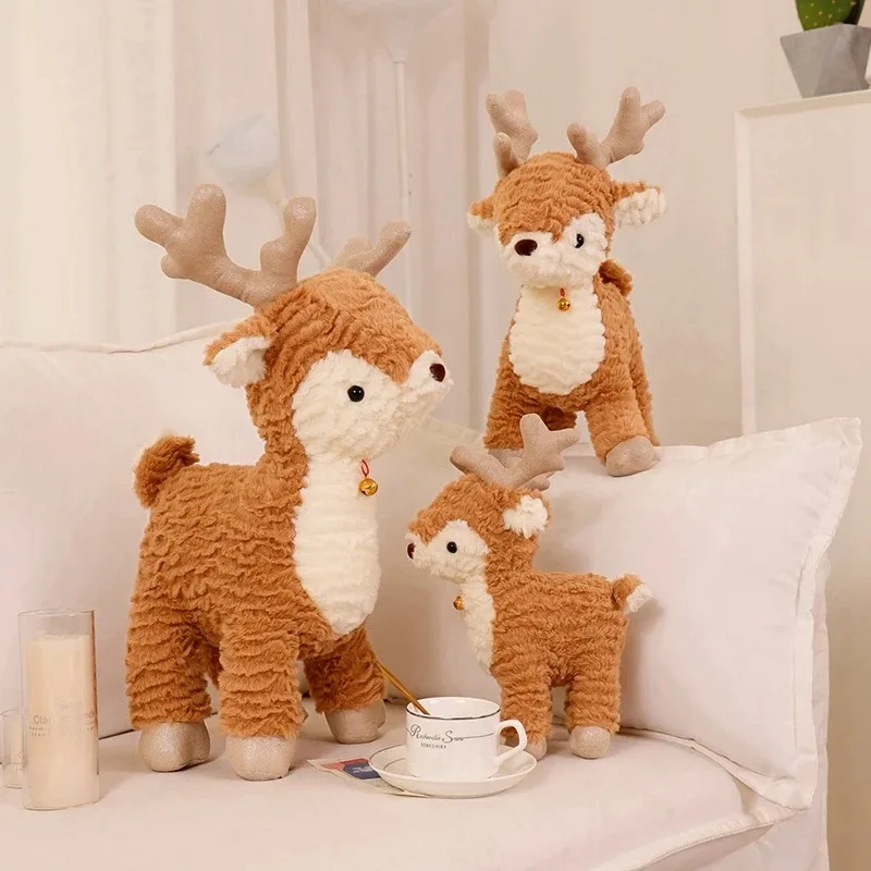 Jellycat Cartoon Christmas Deer Christmas Cute Ornament 50CM Large Christmas Elk Indoor Decoration Plush Toy