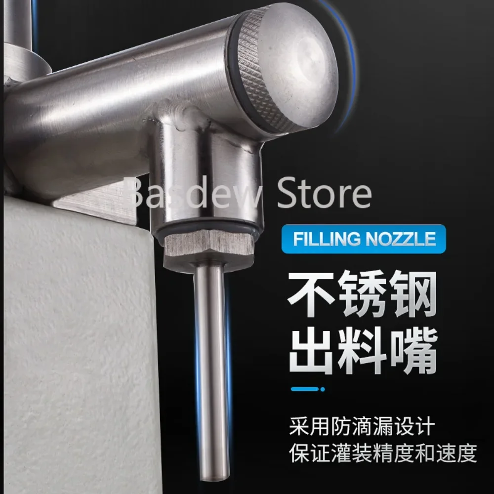 Small Manual Hand Pressure Filling Machine Paste Liquid Filling Machine Liquor Beverage