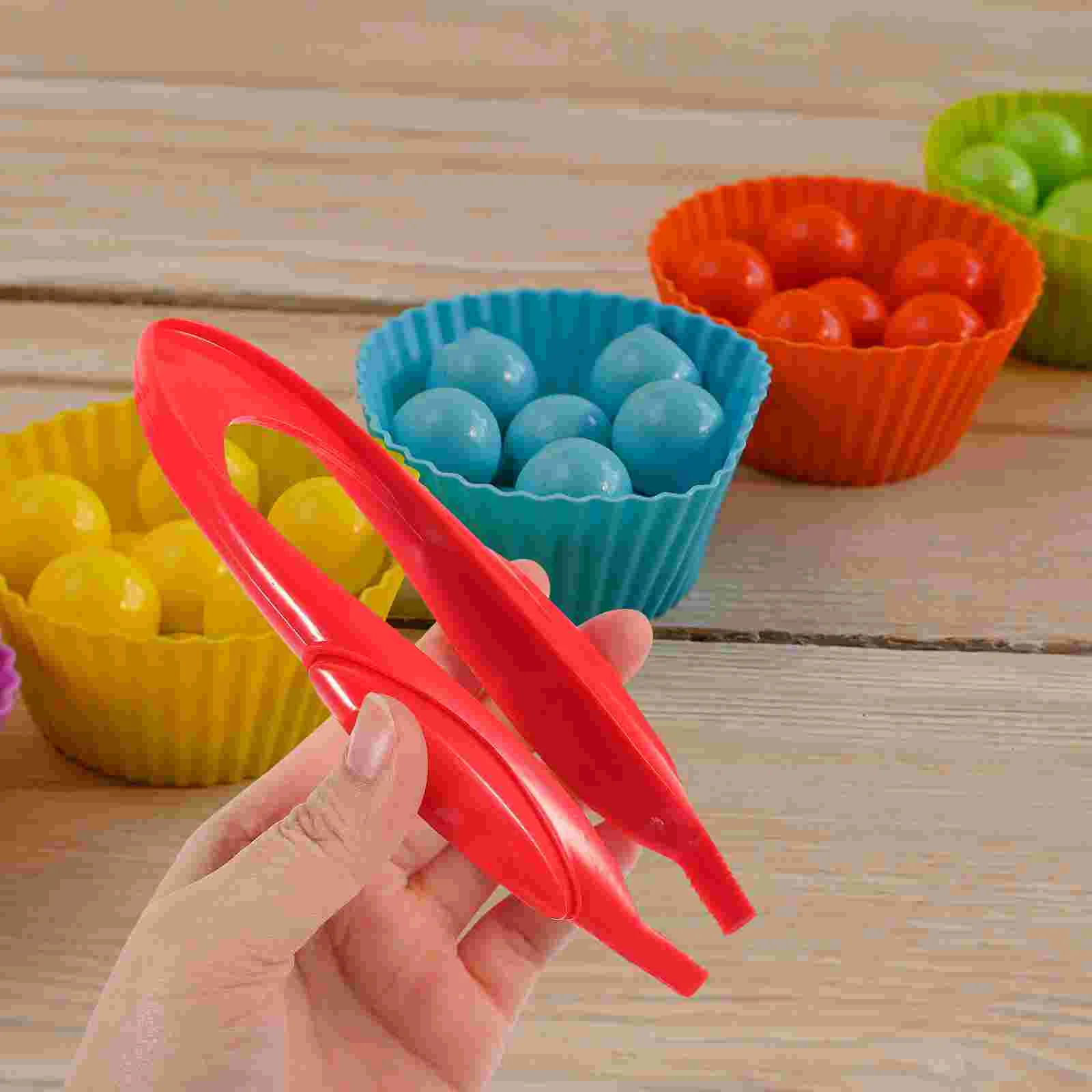 

4 Pcs Children's Tweezers Kindergarten Outdoor Toys for Kids Collecting Teaching School