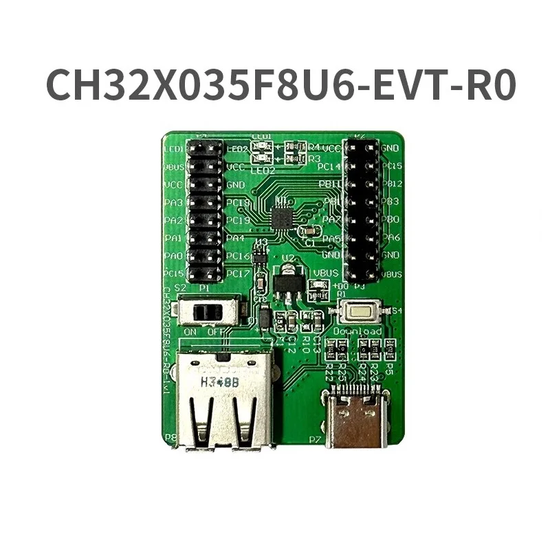 CH32X035 Development board RISC-V USB Type-C PD MCU