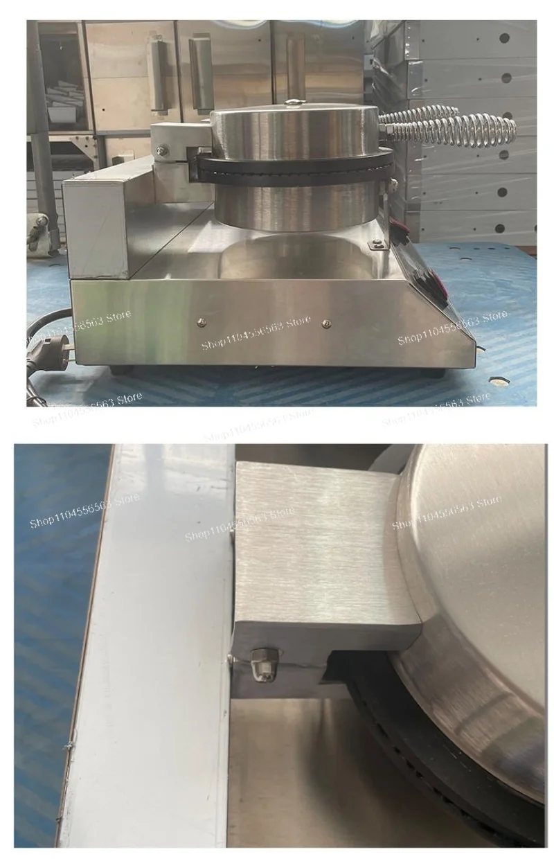 220V Ice Cream Cone & Waffle Maker Machine for DIY Home Use